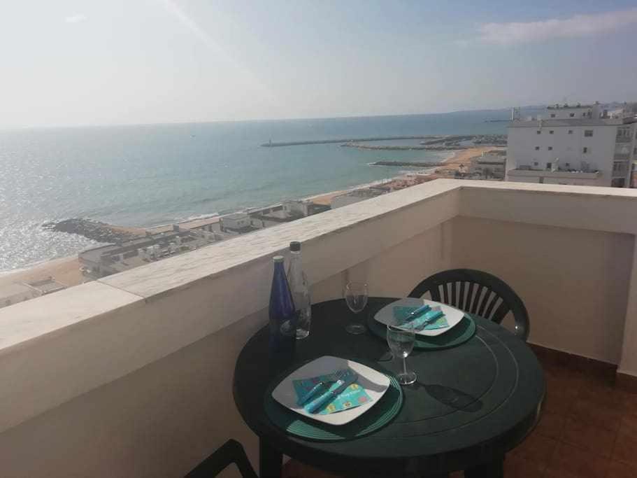 شقة Ocean Quarteira Vista Mar E Central المظهر الخارجي الصورة